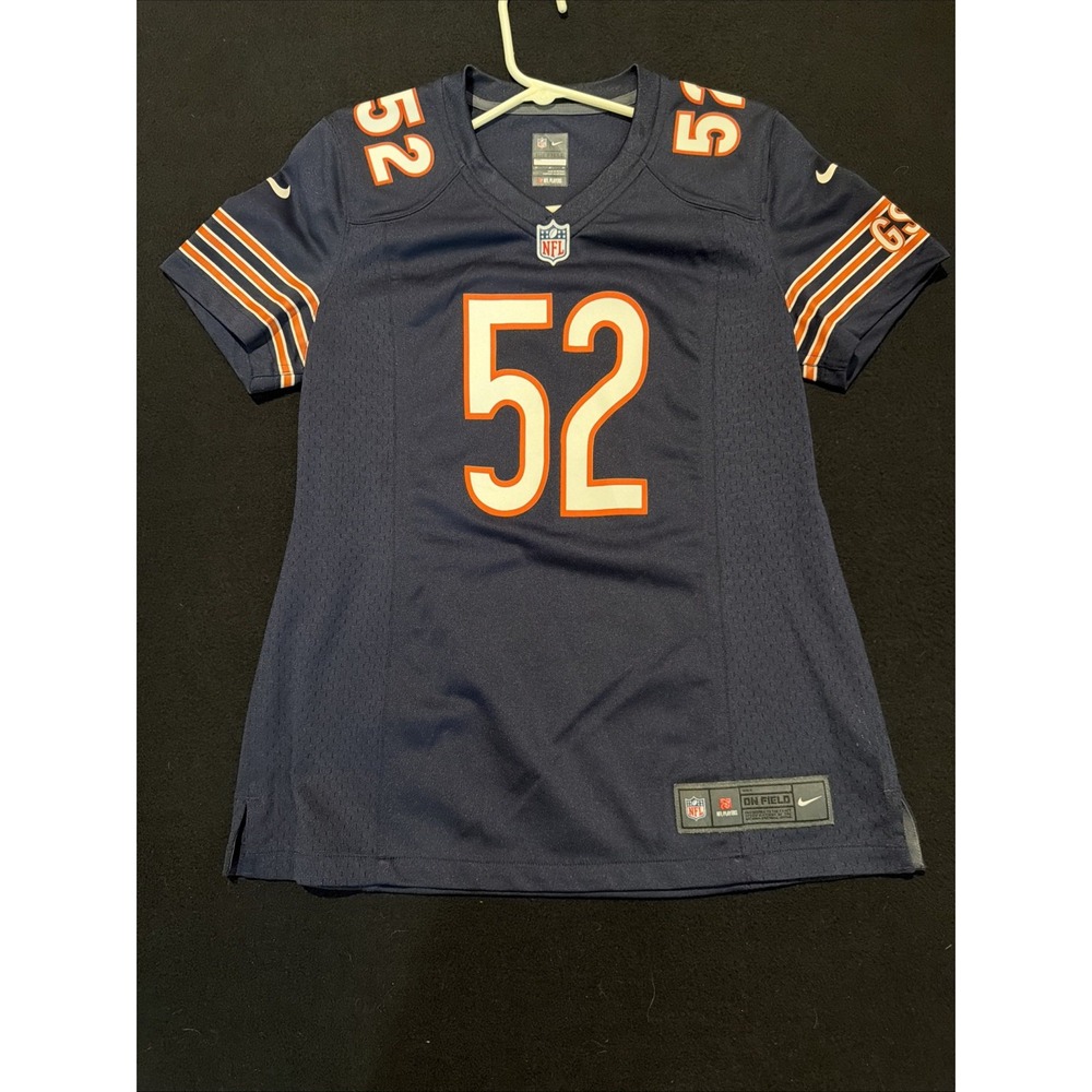 Nike NFL Chicago Bears Khalil Mack #52 Football Jersey Women's Medium